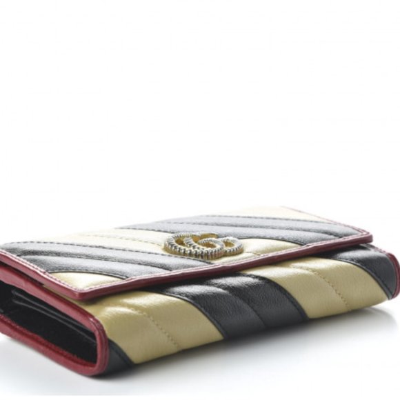 GUCCI GG Marmont Continental Wallet with Red Trim new in box - Picture 4 of 9